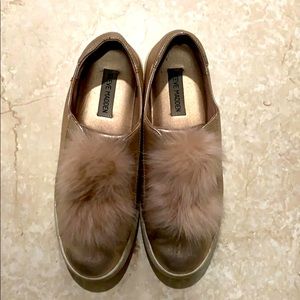 Steve Madden rose gold shoes
